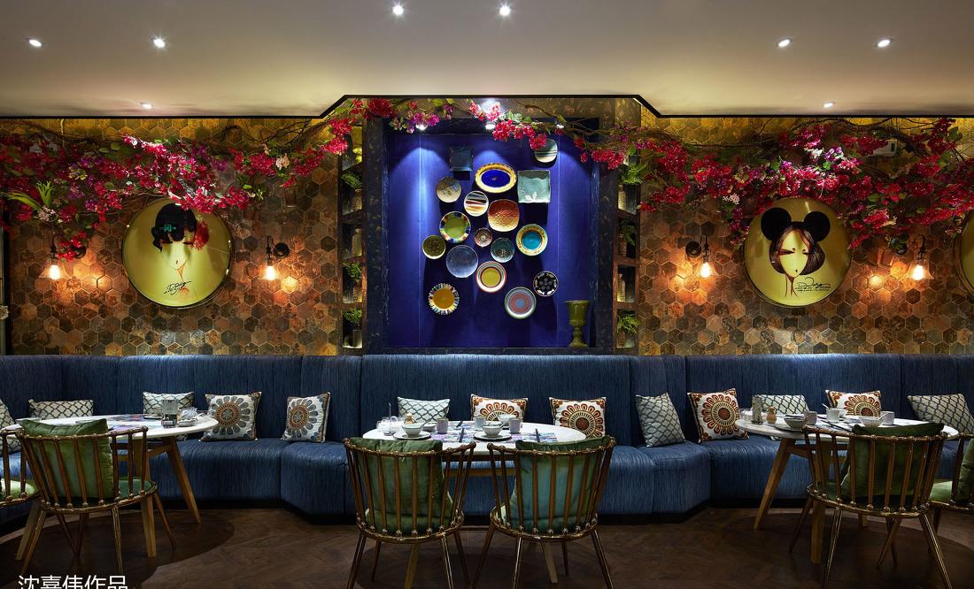 沈嘉伟设计作品—澜悦东南亚料理餐厅-4