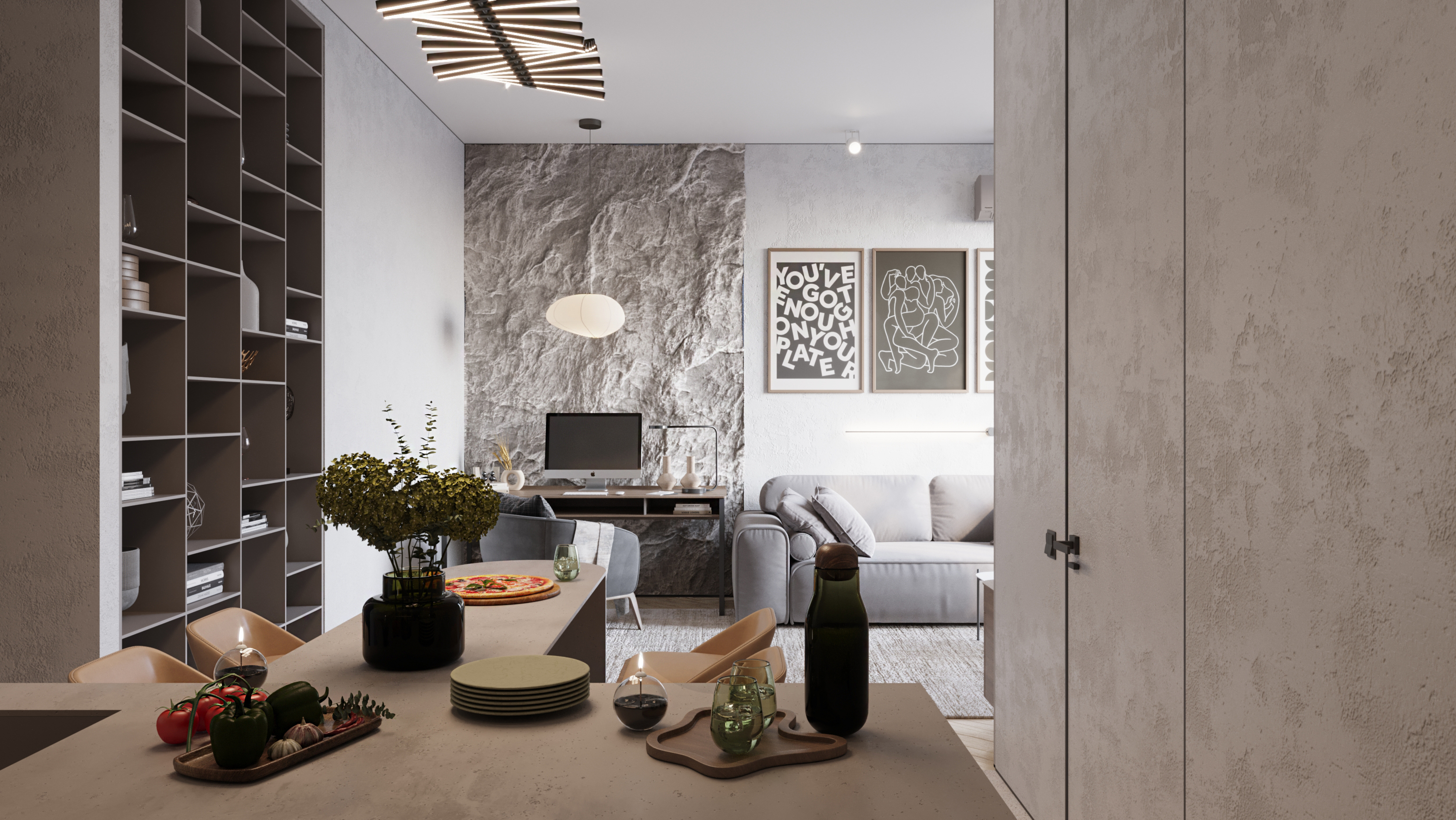 Проект квартири 65.00 м² ЖК River Stone-5