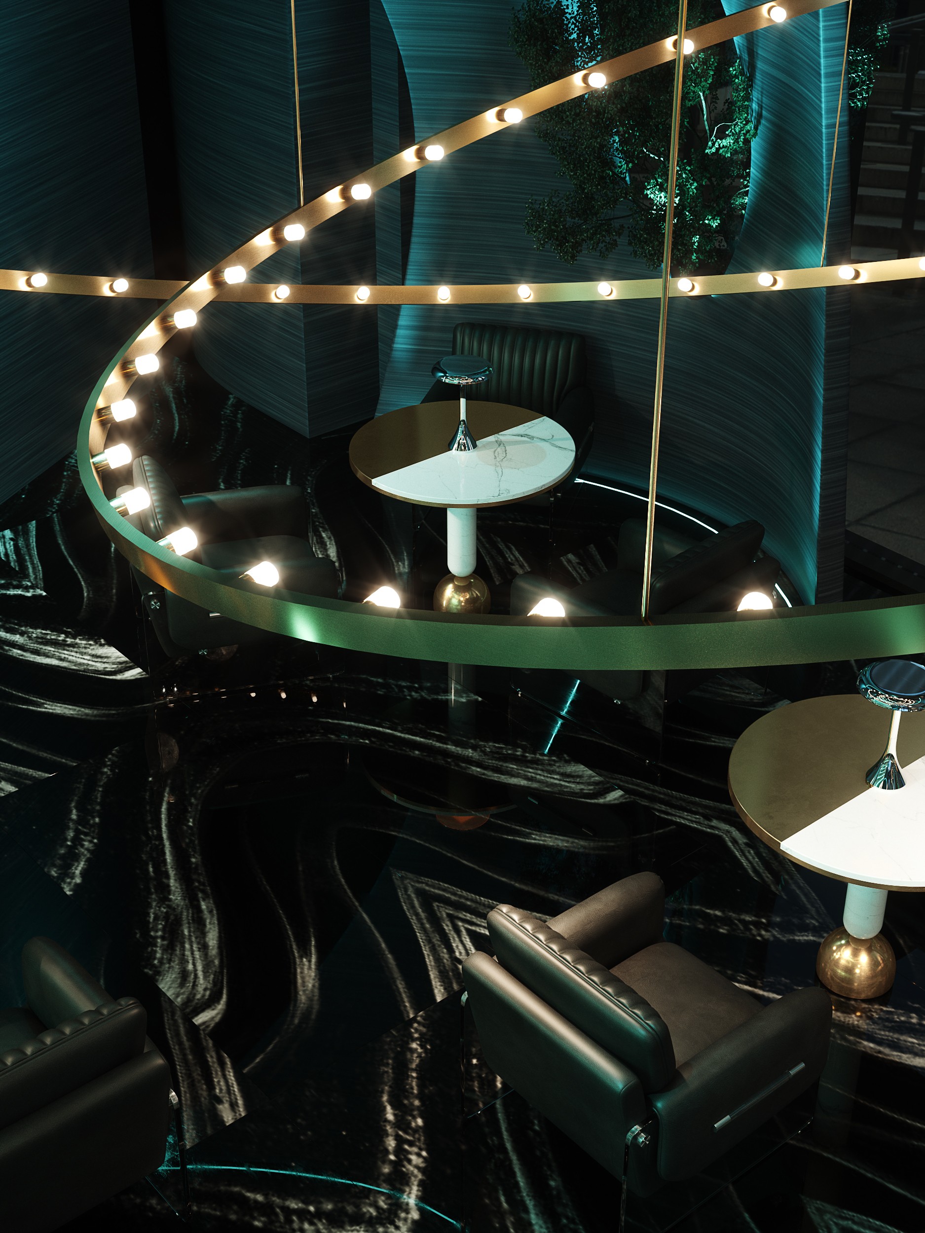 科技与时尚融合的室内设计典范——鸿烨表现-8