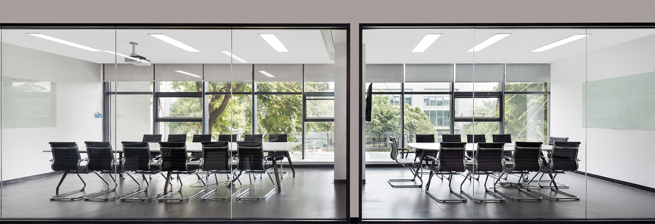 极简黑白灰—GDE·弘雅 塑造时尚办公空间-16