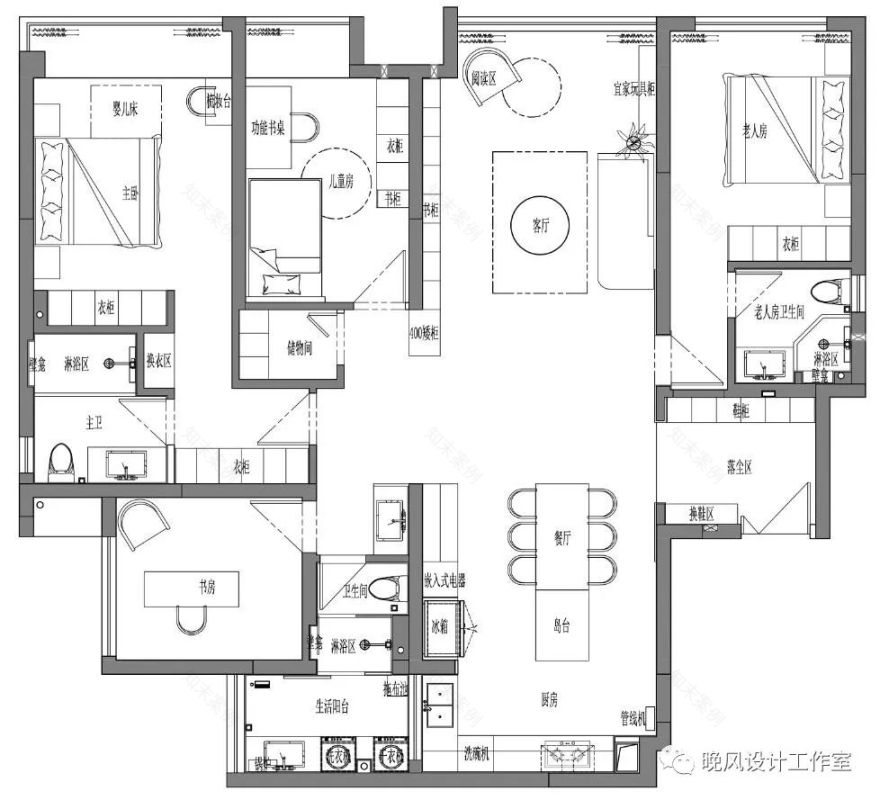 重庆渝北区悦禧之家丨中国重庆丨晚风设计工作室-16