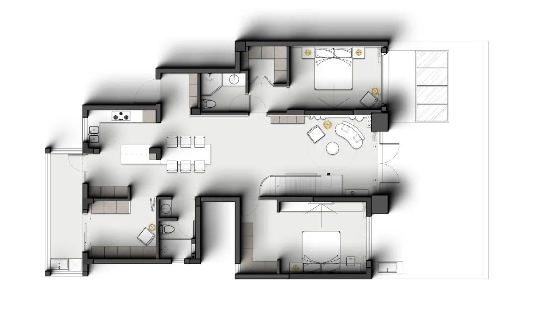 爱家华府全案落地实景·玫瑰窃贼丨中国湖州丨龙庭设计-123