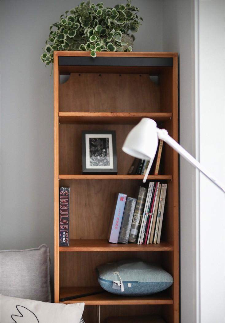 北京 80㎡独居空间,北欧风++ 定制柜打造舒适生活-14