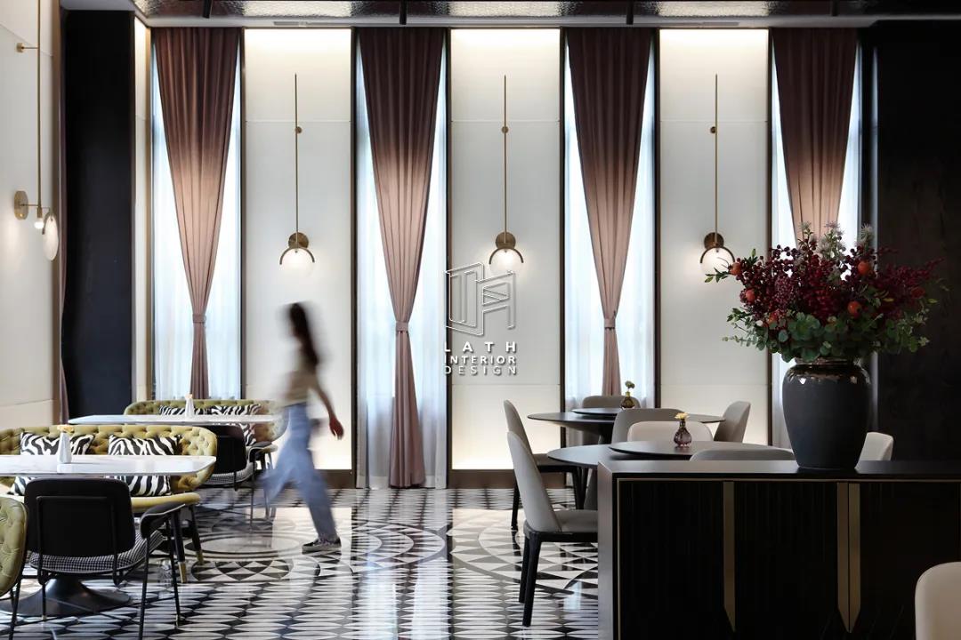 现代 Art Deco 风格餐厅设计-25