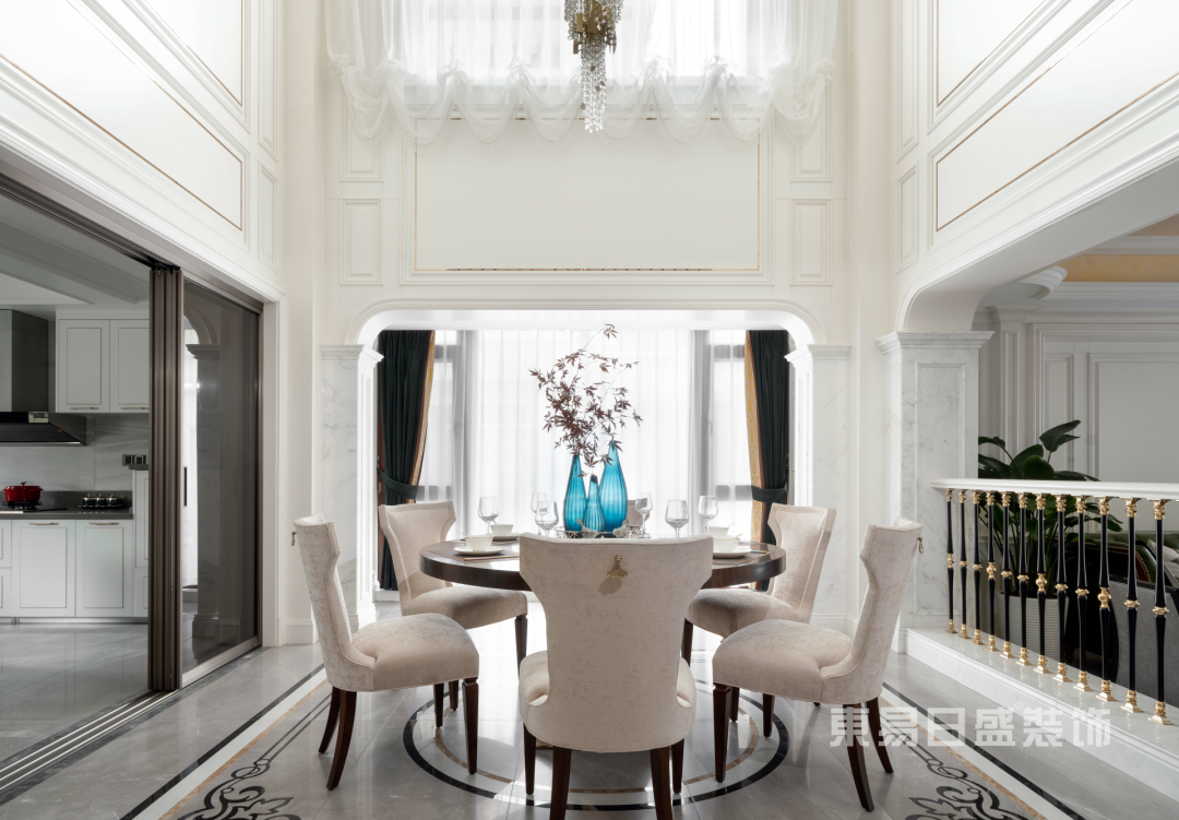 500㎡现代美式装修，别墅里的优雅时光-28