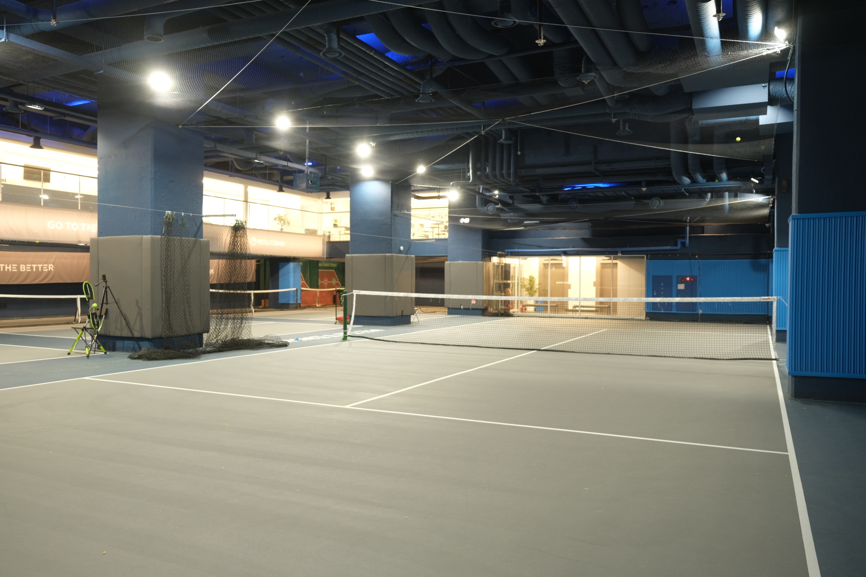 现代简约风 300 平室内网球场馆设计-6