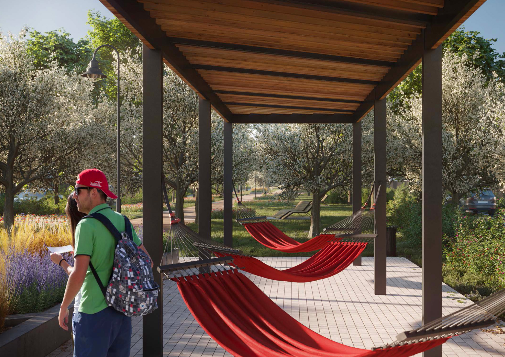 Яблони парк 别墅小区景观设计丨俄罗斯奔萨丨sp architect-27