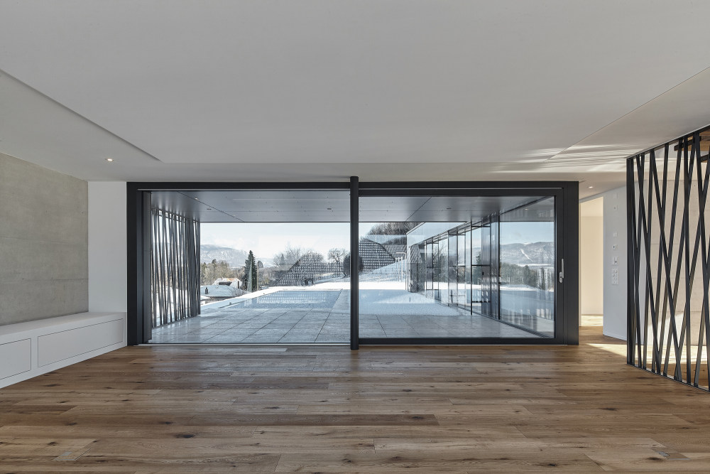 瑞士 Berna 住宅 | 融入景观的三层雕塑式建筑-28