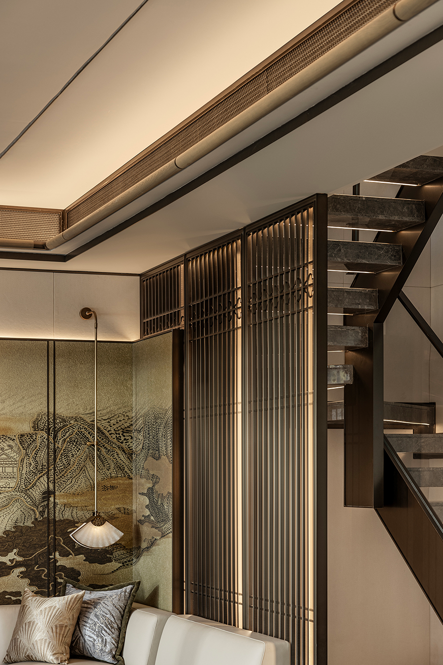 重庆电建西永泷悦长安合院别墅豪宅丨中国重庆丨深圳市盘石室内设计有限公司-7