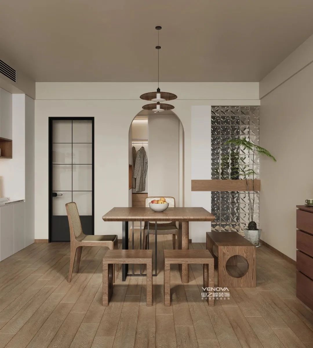 《繁花》引领南洋复古风,打造静谧雅致家居丨业之峰精英设计团队-39