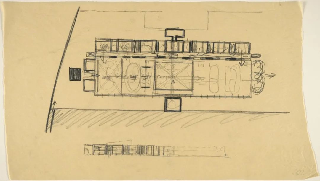 路易斯·康的建筑绘画-42