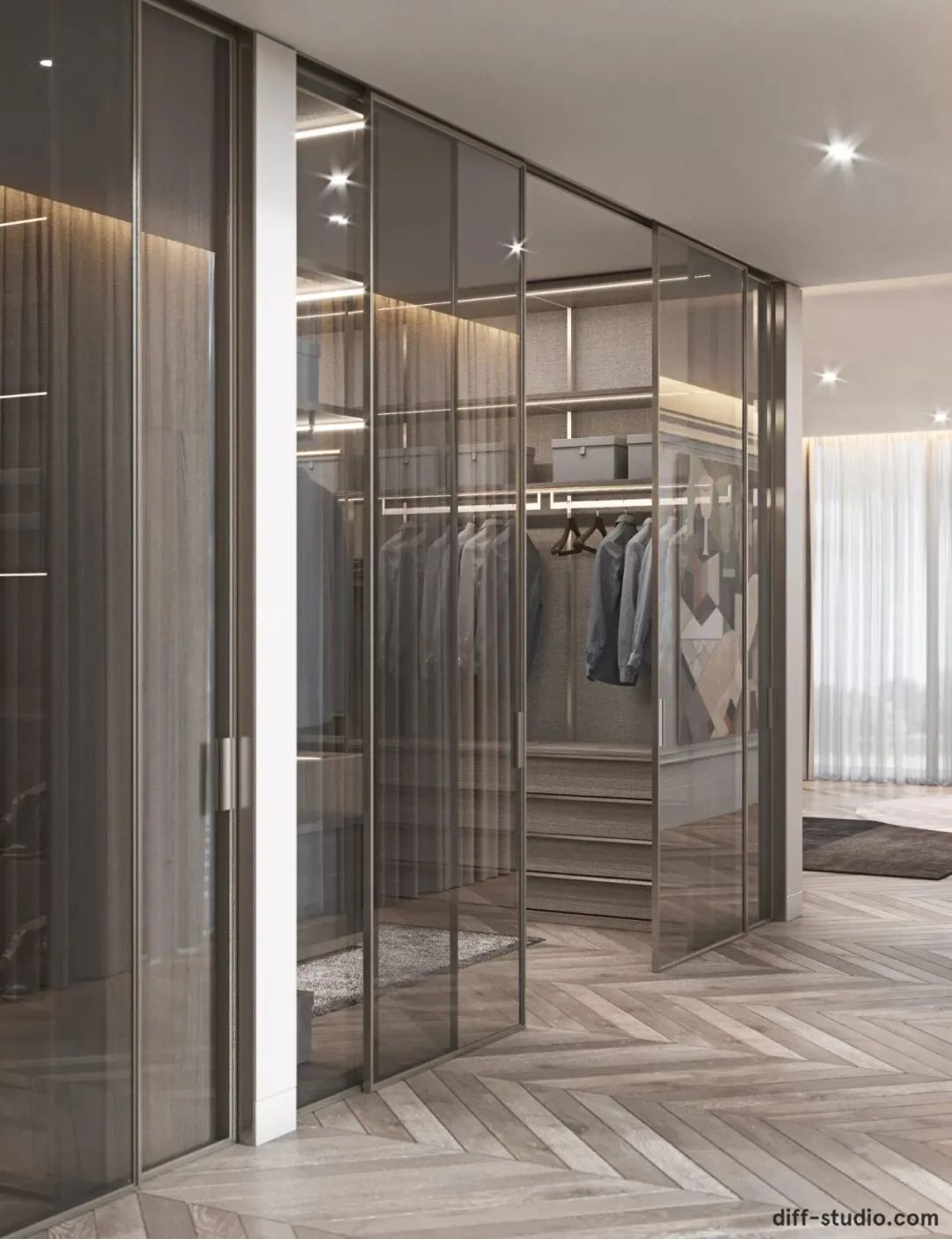 乌克兰基辅 1600㎡新古典奢华大宅丨Diff.Studio-53