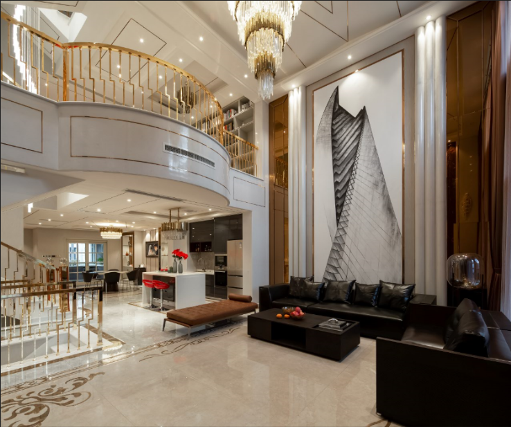 成都长滩壹号 450㎡现代港式风，演绎精致生活艺术-43