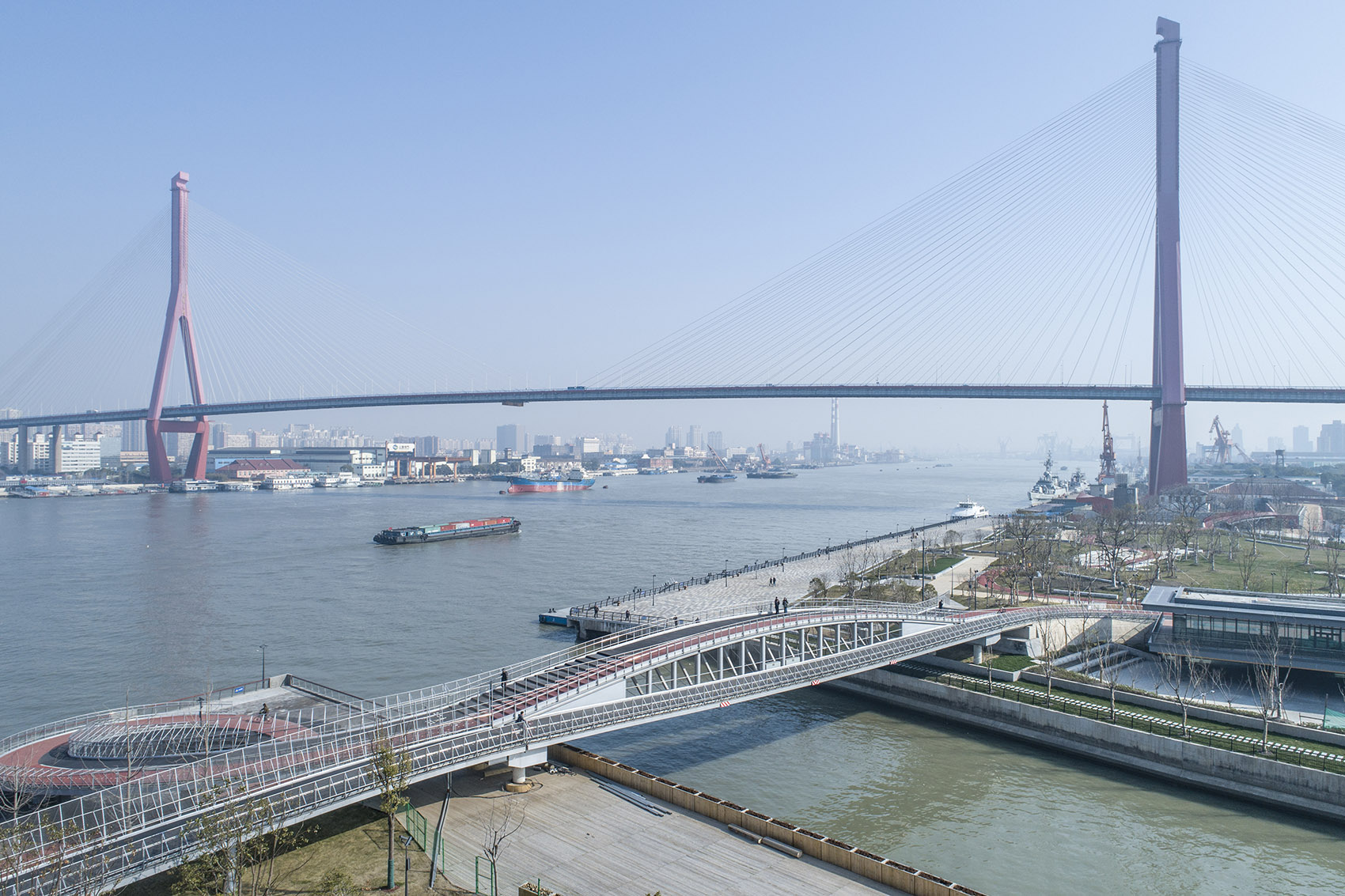 洋泾港步行桥,上海 / 刘宇扬建筑事务所-76