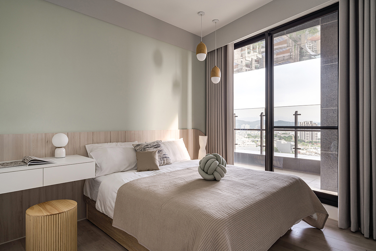 家装设计案例鉴赏——裸色轻熟简约质感居所-14