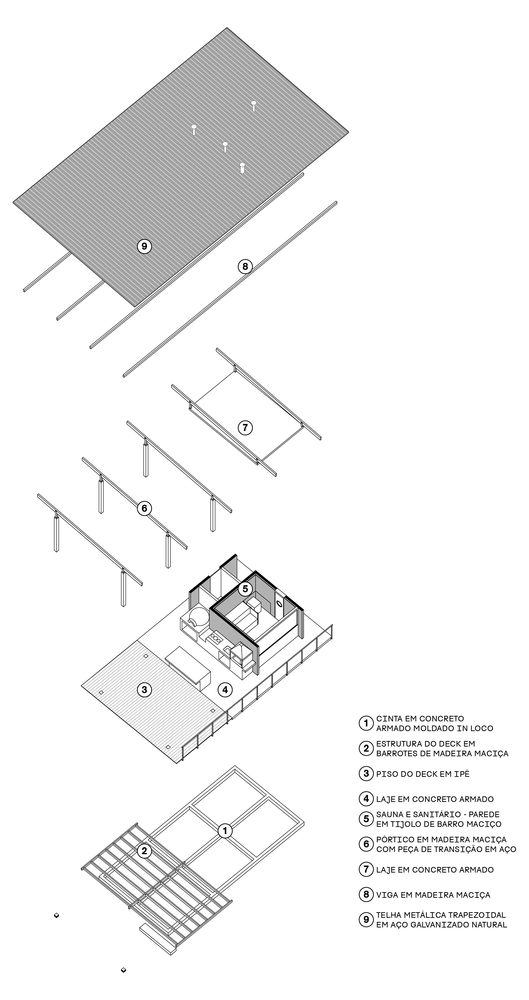 巴西 Araras 酒庄凉亭——模块化设计展现自然与结构的和谐共生-30