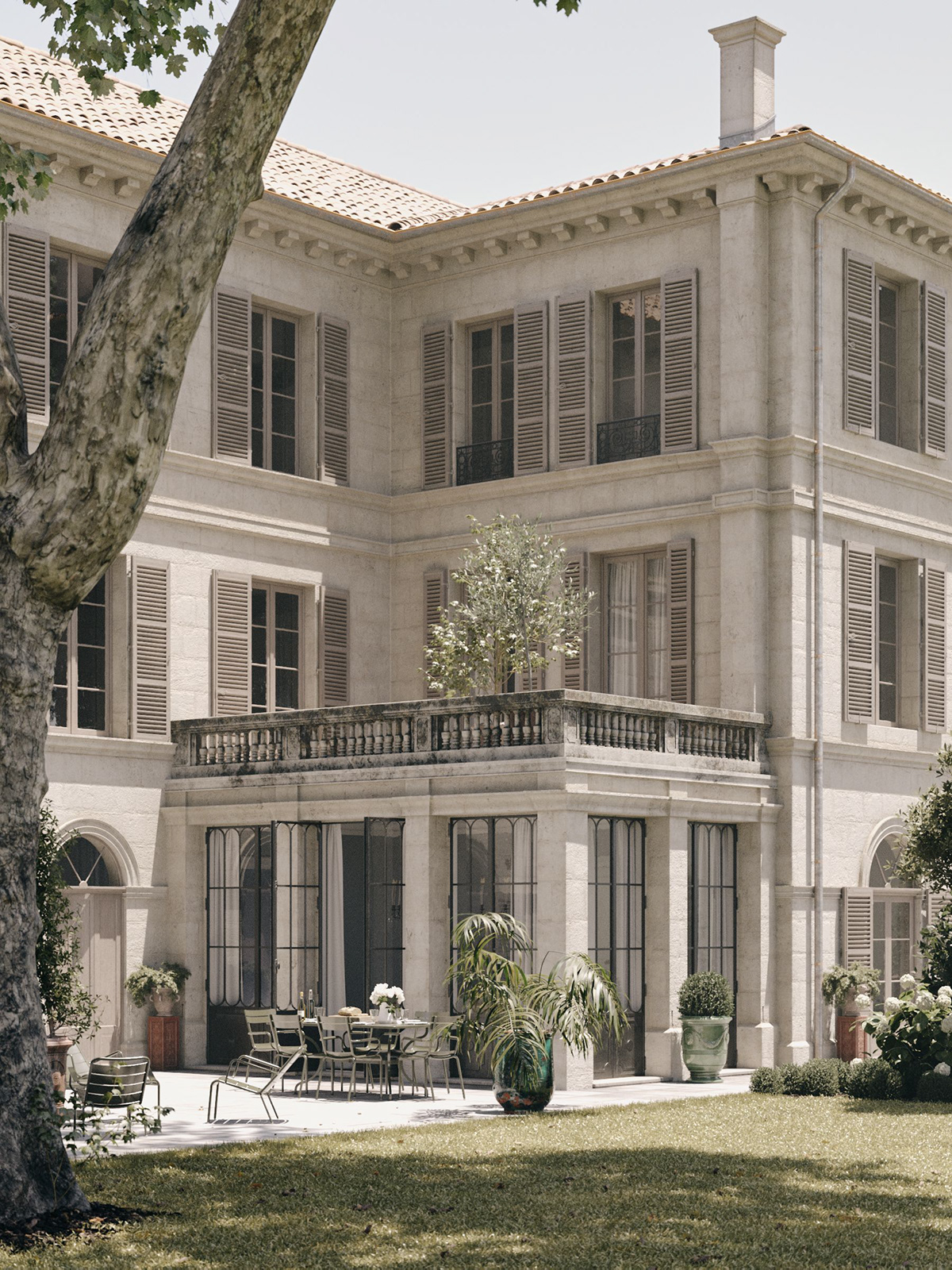 Anastasiya Gushchina丨别墅建筑丨House in Provence-3