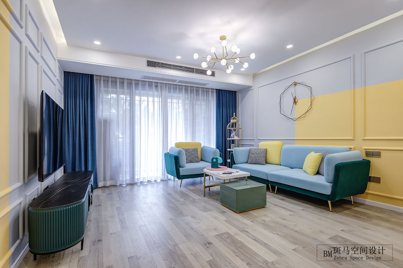 马卡龙色的浪漫空间 | 深圳庐峰翠苑 120 平方少女心设计-10