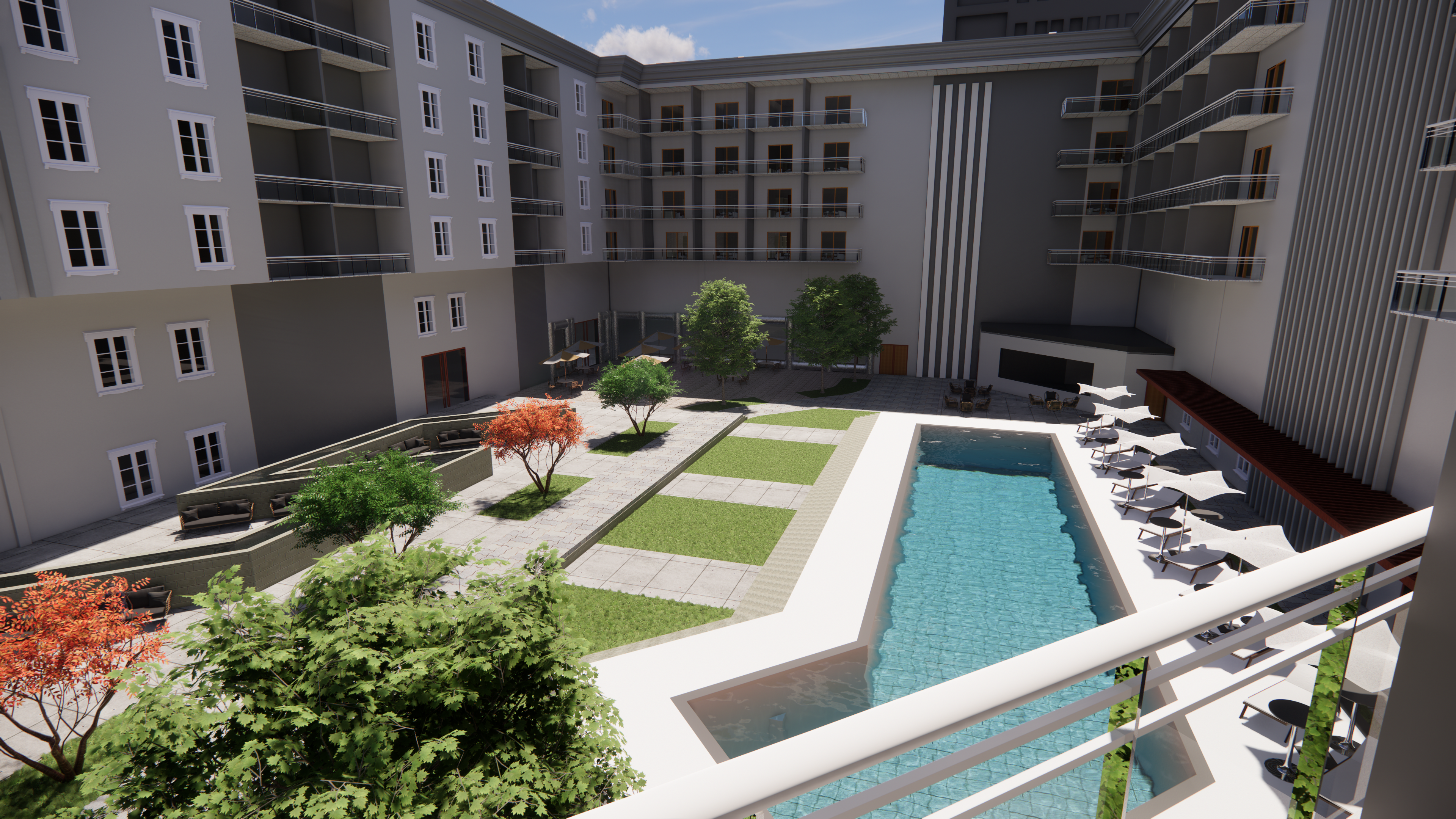 LIBERTE HOTEL 酒店及社区中心综合体丨艾斯尤特大学工程学院城市设计与规划系-20