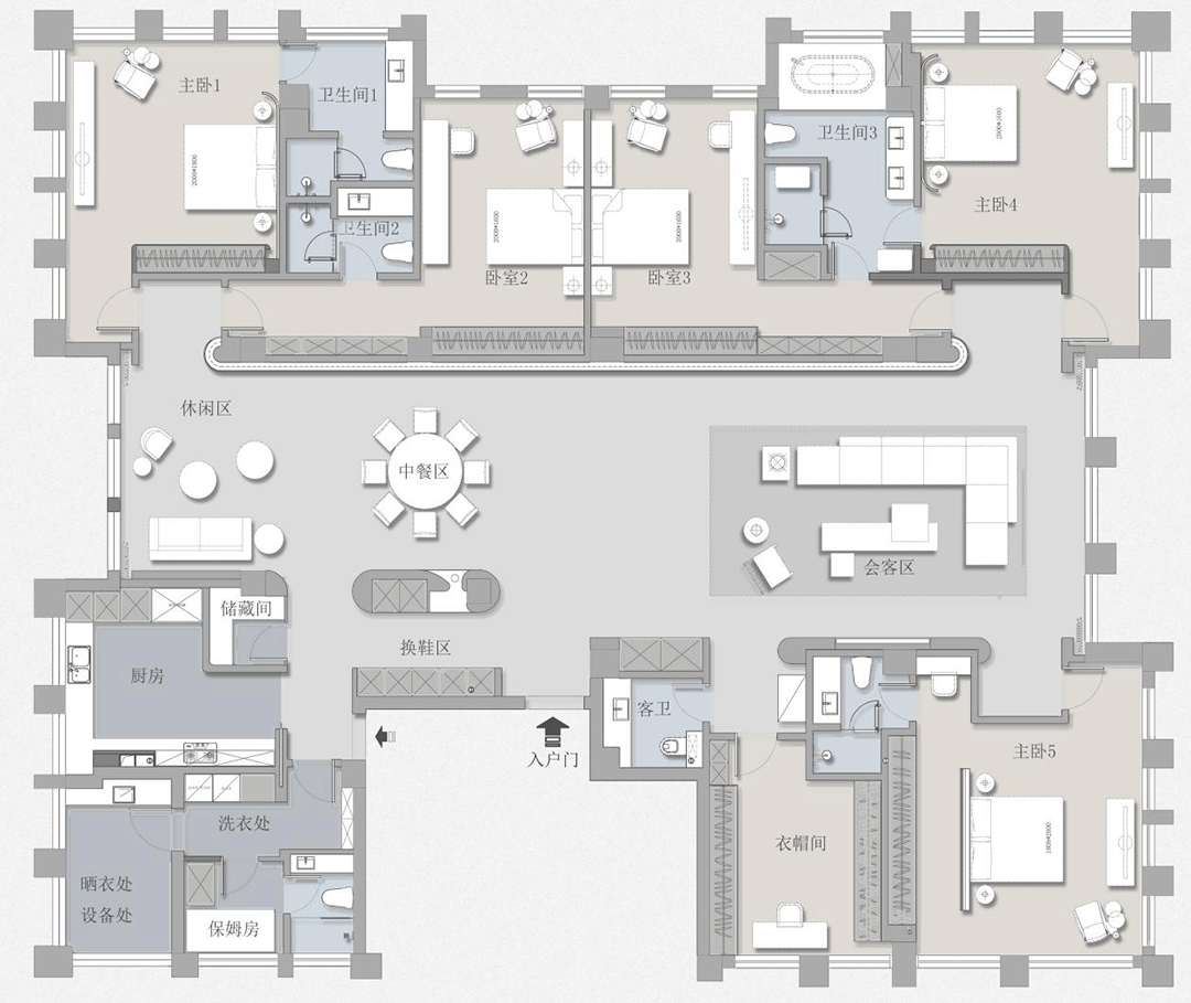 大平层丨上海黑泡泡建筑装饰设计工程有限公司-63