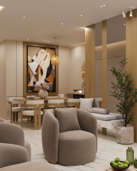 100 M2 Apartment japandi style Egypt 2025 part 1