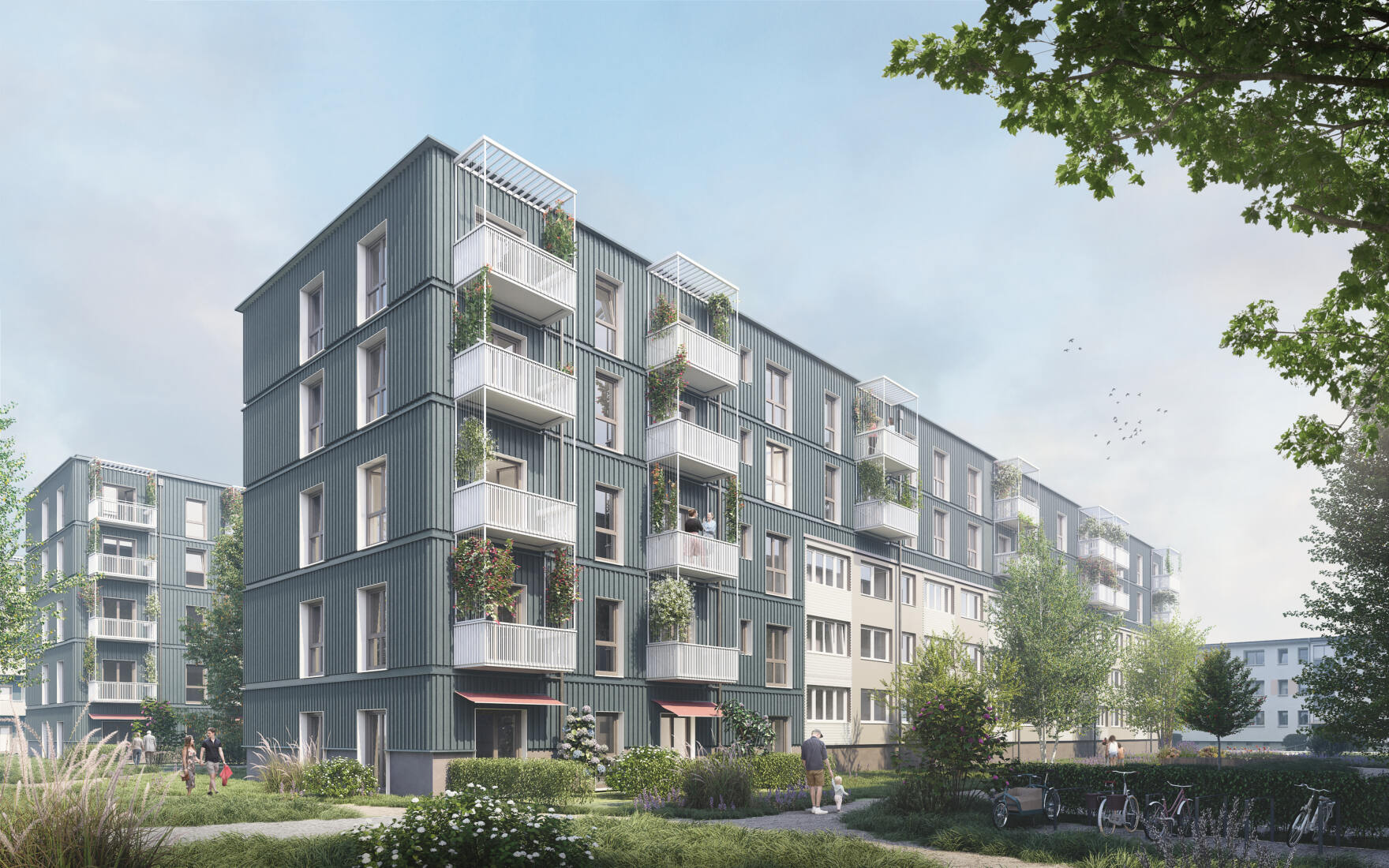 Horner Geest街区住宅扩建项目丨德国汉堡丨eins:eins Architekten-0