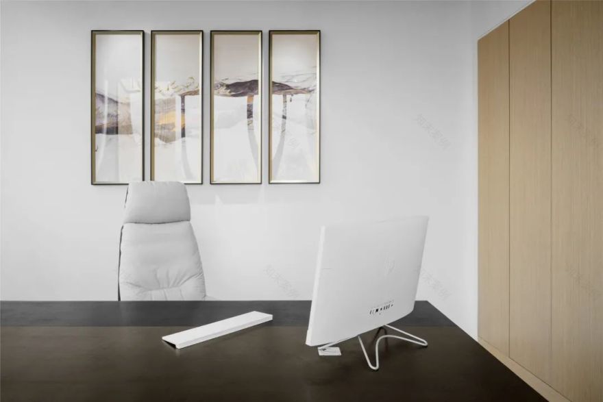 "禾"字为主题的金融公司办公室设计-17