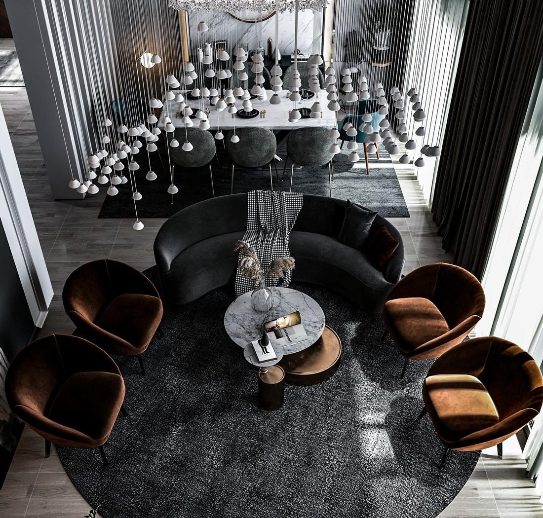 新装饰主义空间 | 环形沙发与 Delightfull 的完美结合-2