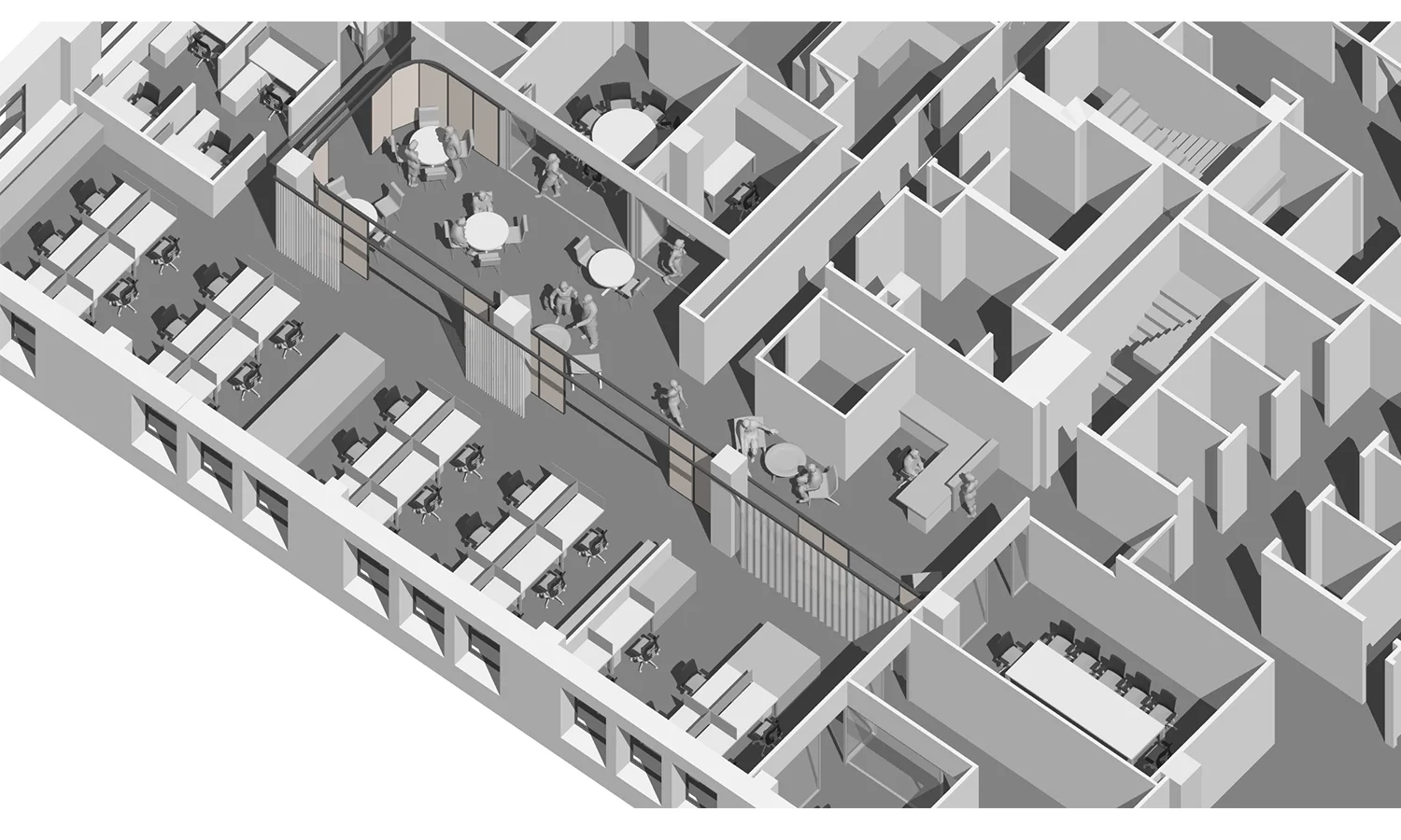 Wolf Gordon办公室丨美国纽约丨LTL Architects(项目团队成员有Paul Lewis等)-9