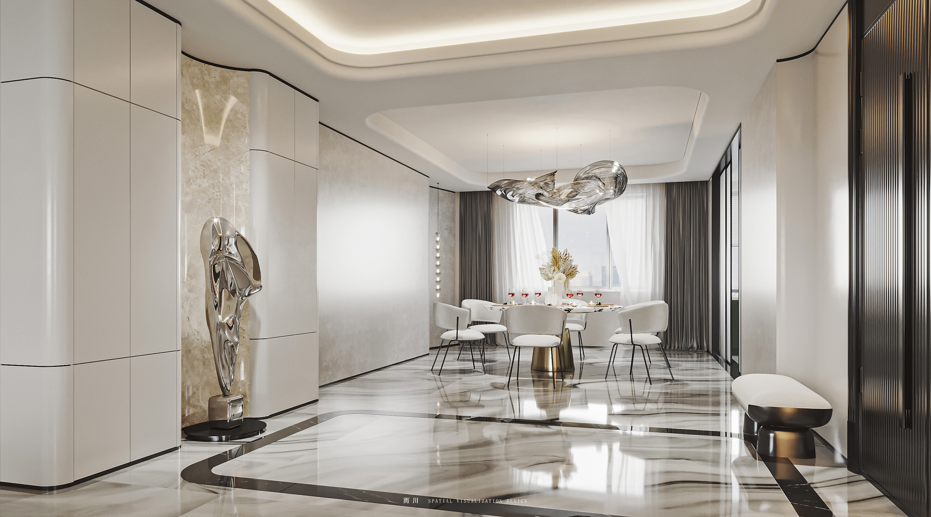 现代轻奢丨魔方空间设计-13
