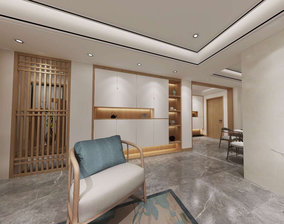 新中式！留白与简单的原木结合，呈现新中的味道！-3