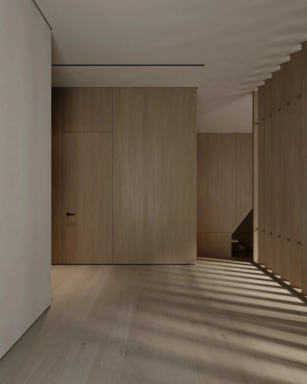 原木系奶油风极简空间loft公寓设计丨URSA STUDIO-31