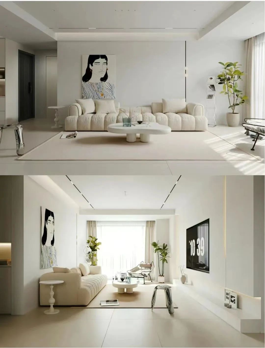 现代奶油风家居设计-1