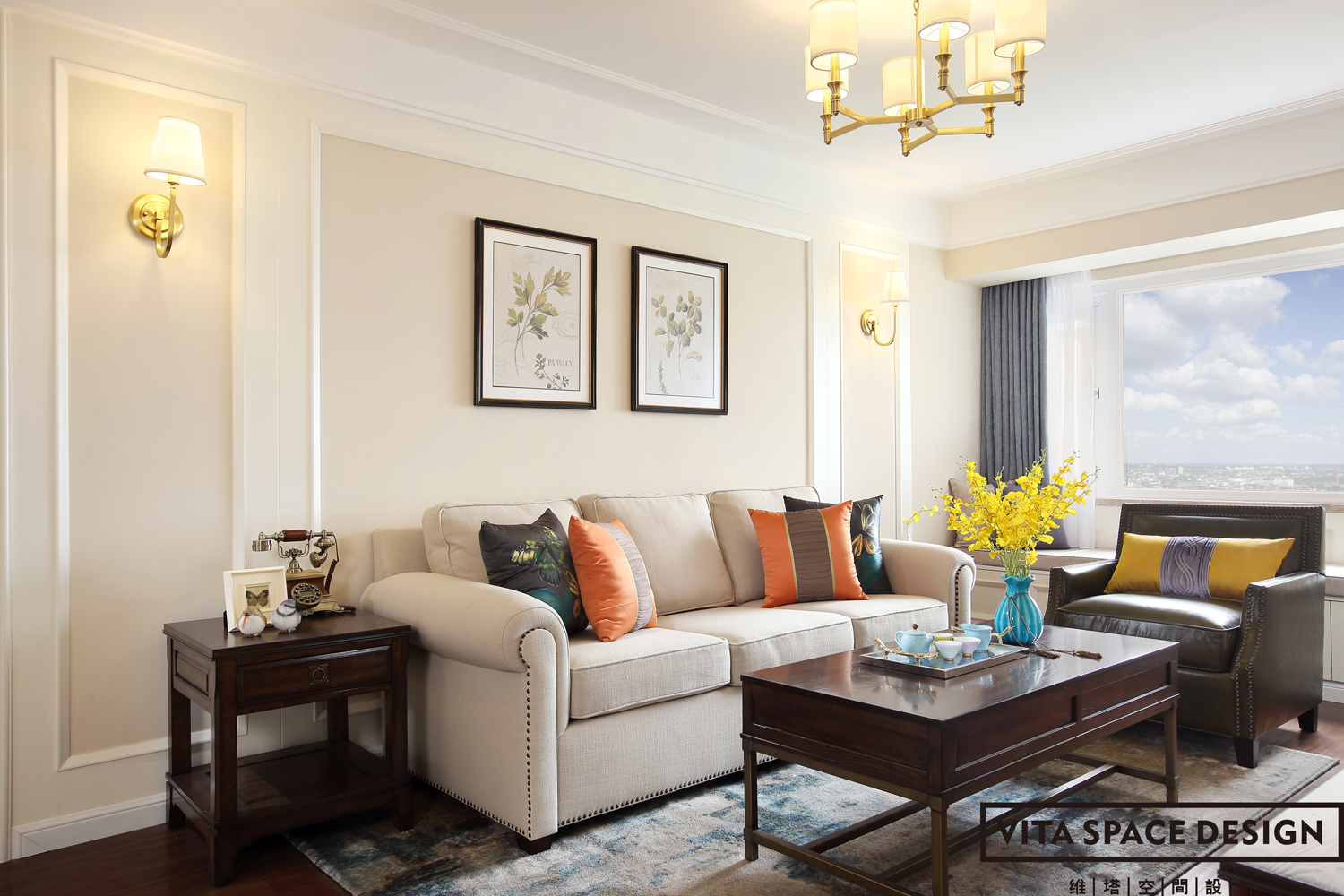 平层丨(轻美式)生活里的温度·维塔空间设计-22