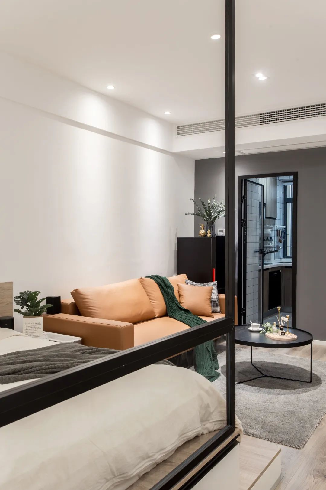 42㎡小公寓翻新记 · 暗黑空间变时尚一人居丨中国武汉丨尔屿设计-28