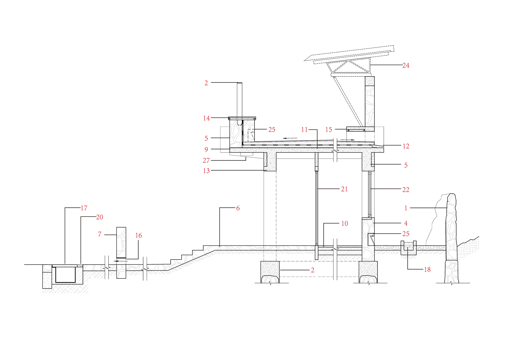 Camping Service Center in Louna / Atelier Li Xinggang-51