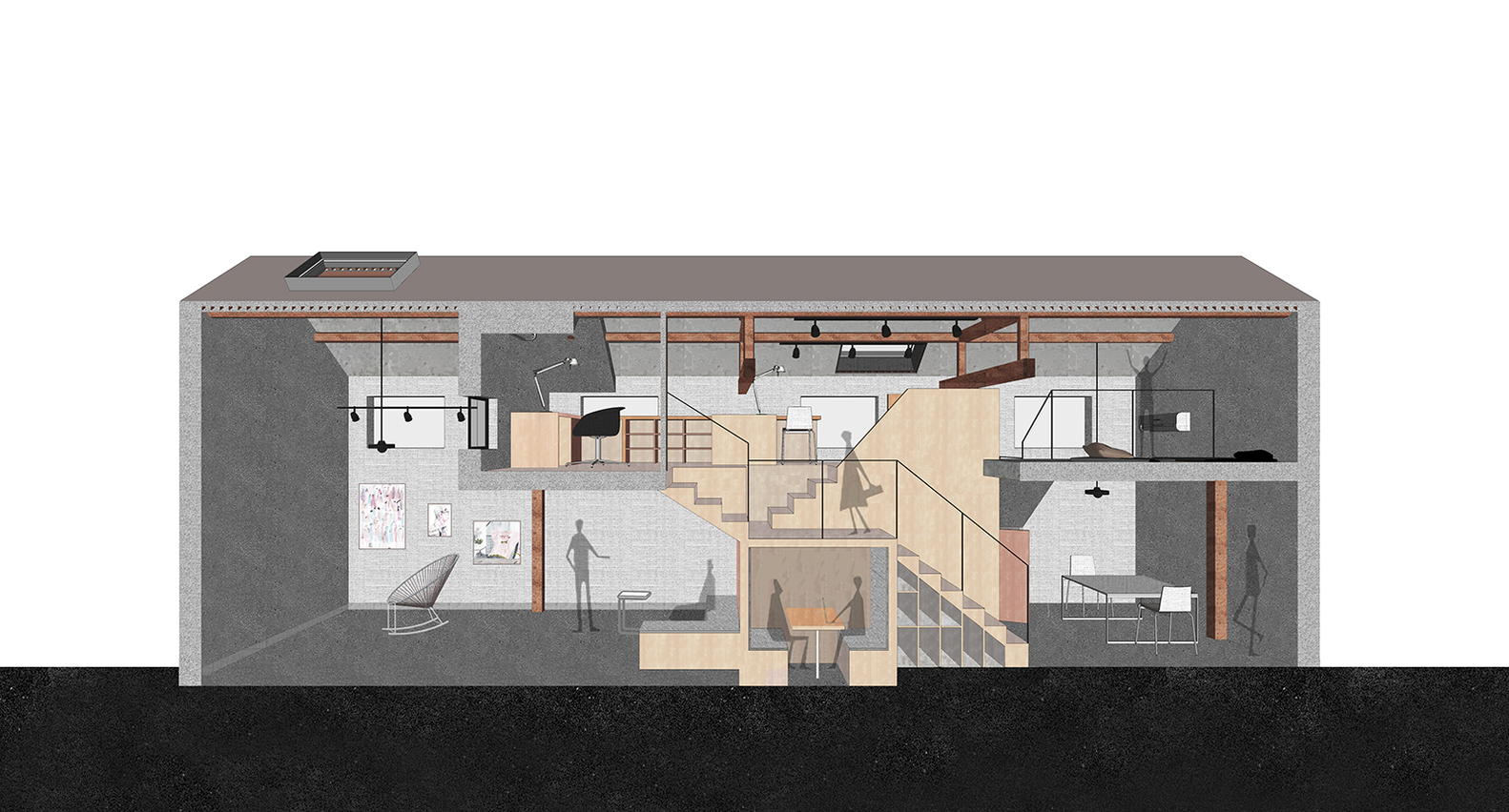 V House of Dashilar 极简现代宜居空间-29