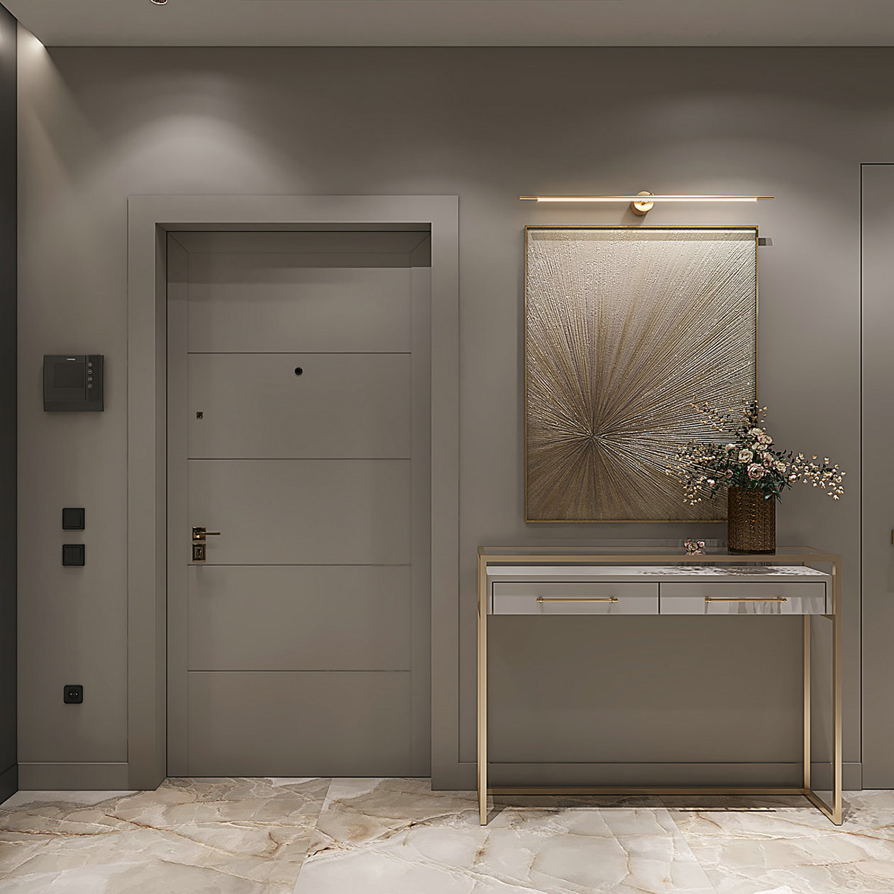 乌克兰基辅浅色系公寓设计-2