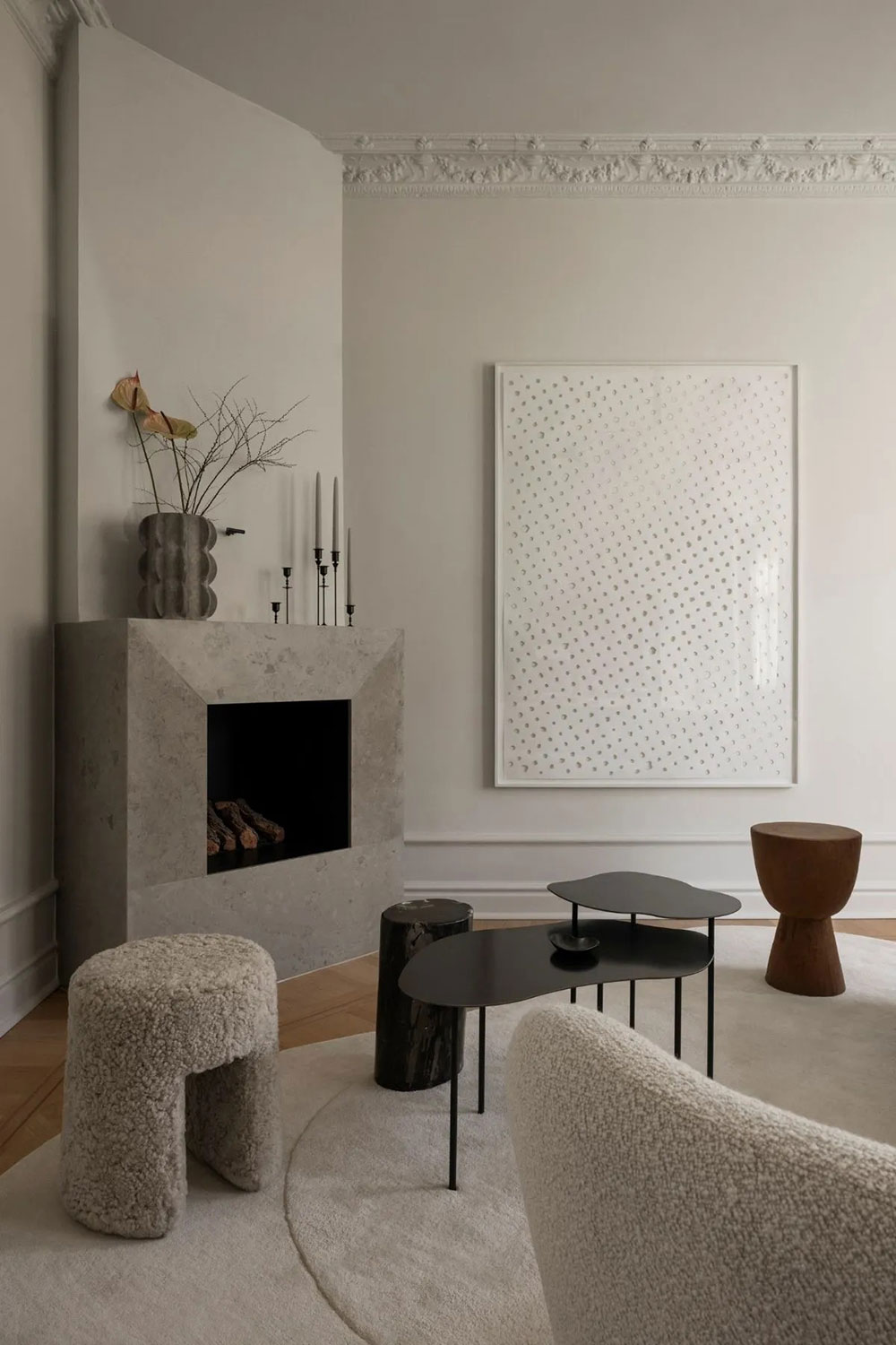 斯德哥尔摩 19 世纪房屋内精致的现代公寓-2