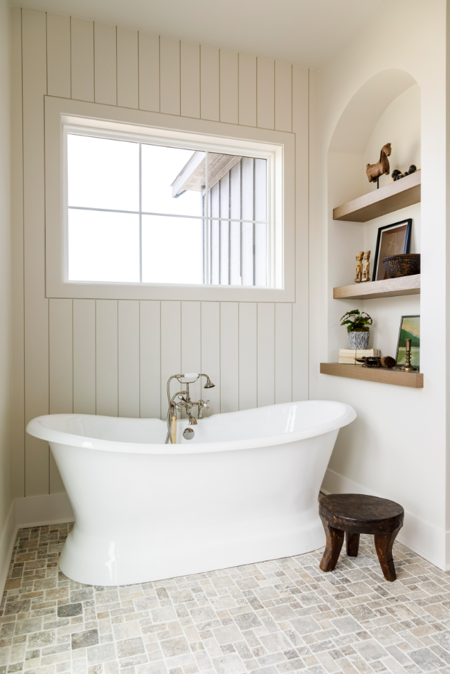 泥石,木色构筑的个性居所丨美国爱达荷丨Judith Balis 室内设计-37