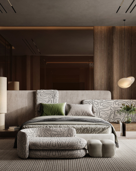 主卧室丨沙特阿拉伯丨Bloom Studio