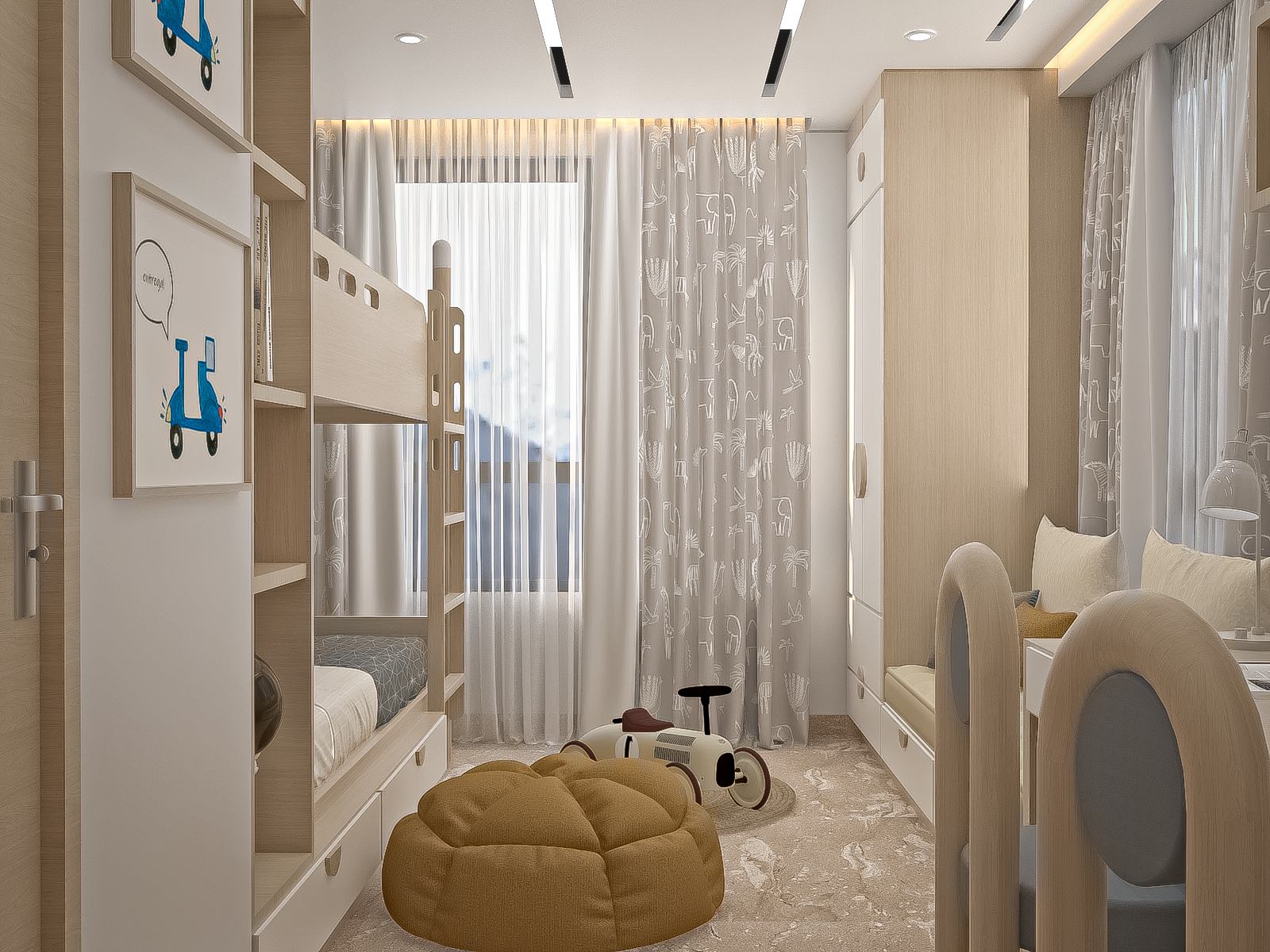 KIDS ROOM + TOILET 设计-4