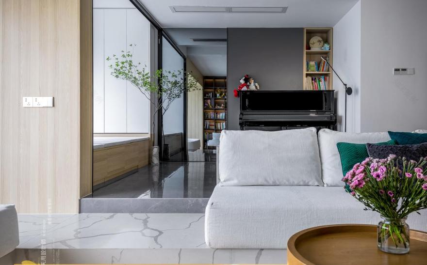 家庭厅开放空间设计-17