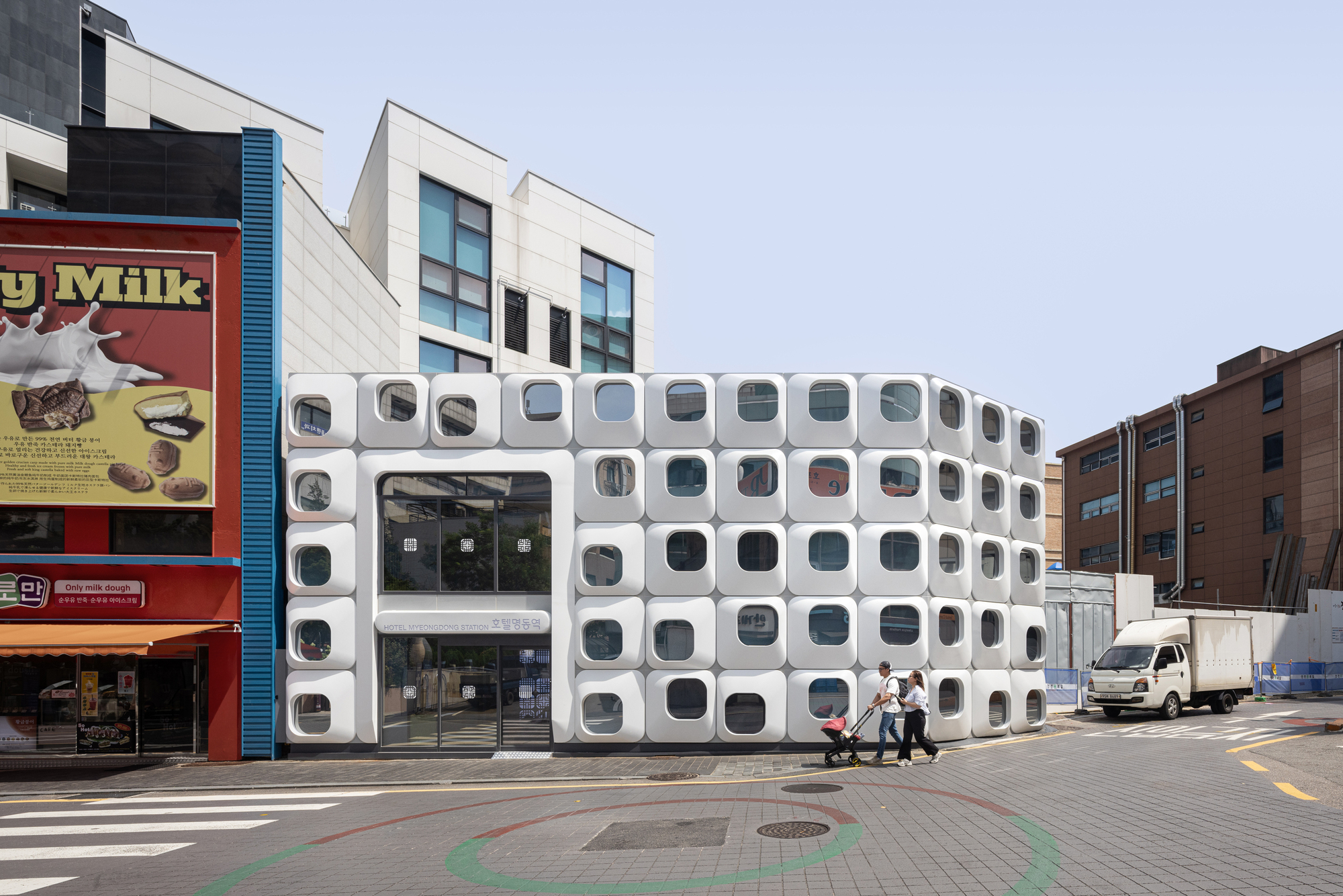 明洞站酒店丨韩国首尔丨Yong Ju Lee Architecture-26