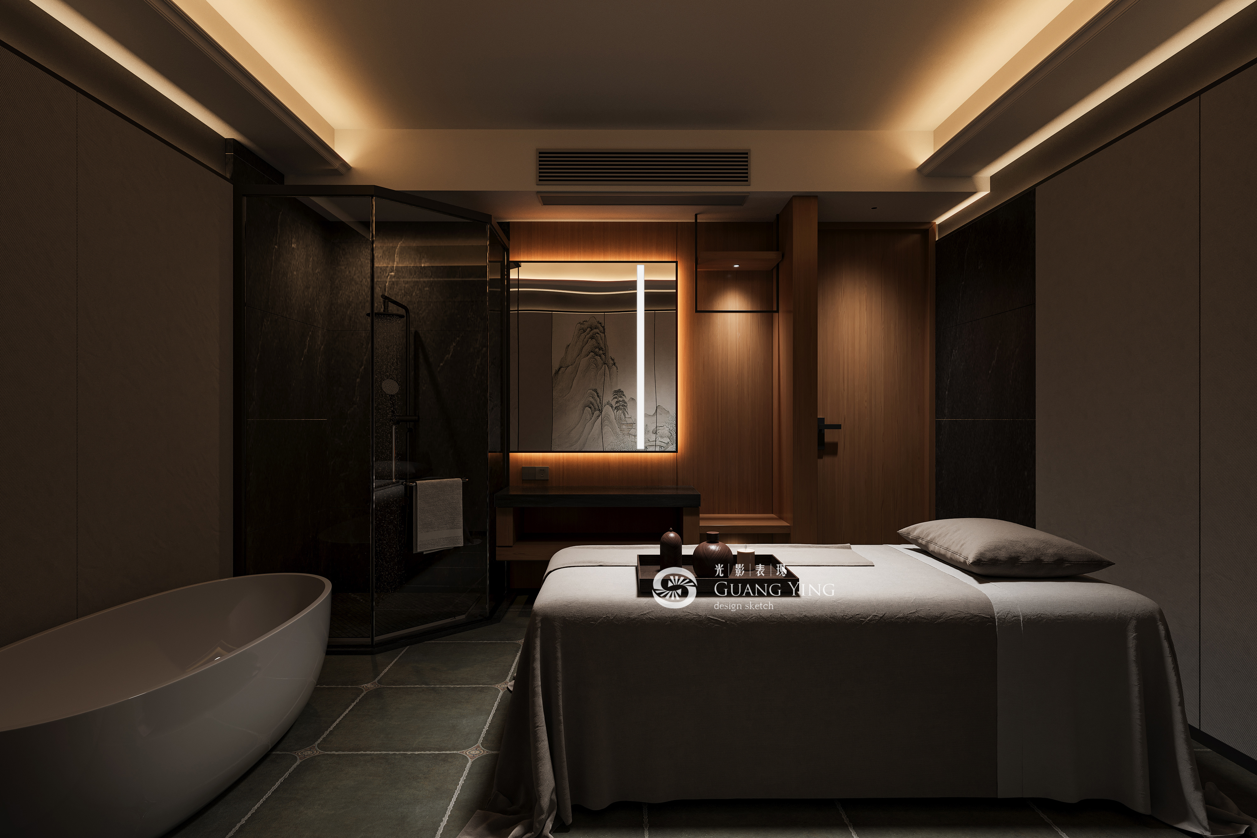 会所工装效果图-4