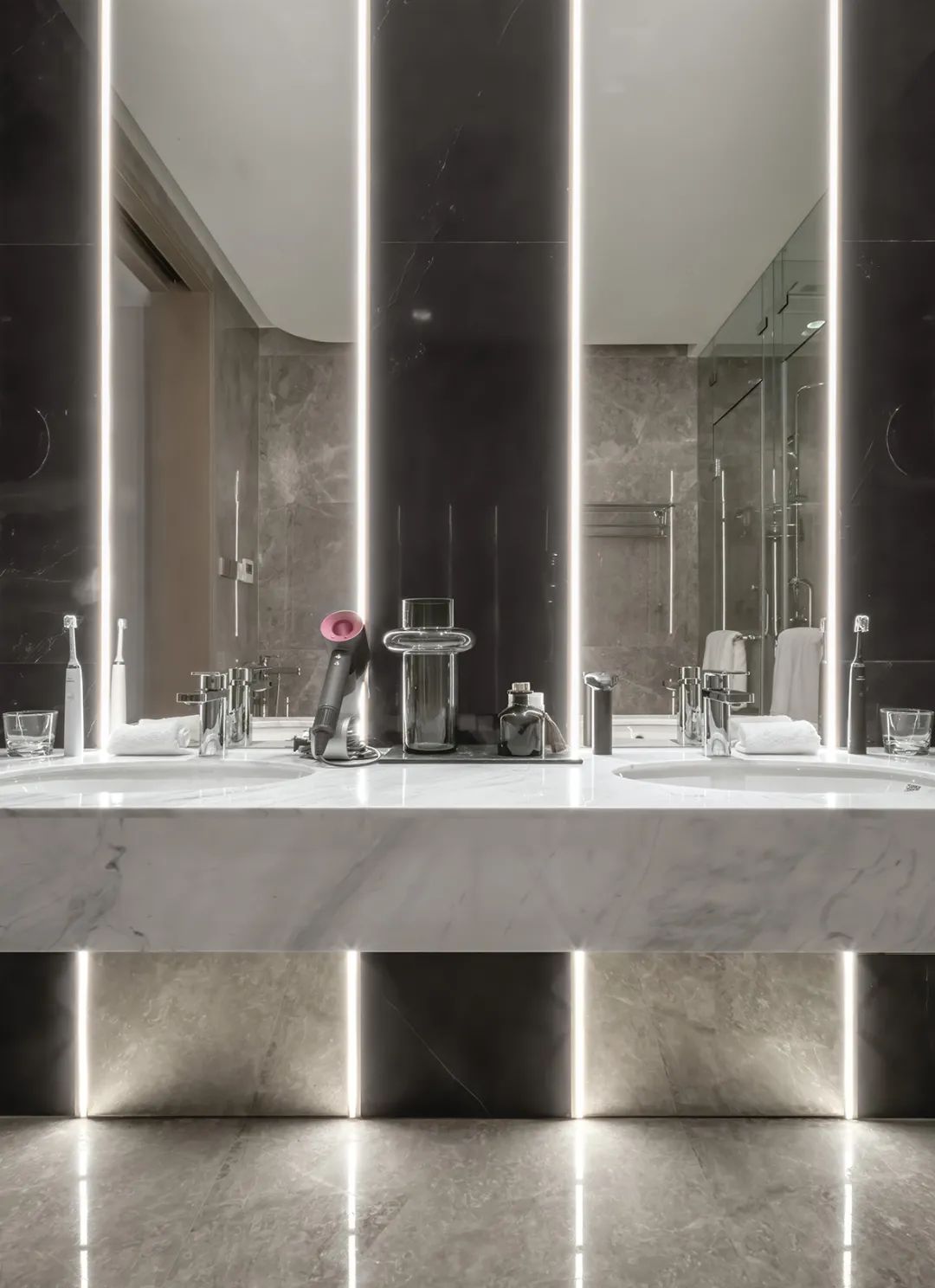 繁世中的宁静归所 | 北京亿城燕西华府 650㎡自然隐奢别墅设计-53