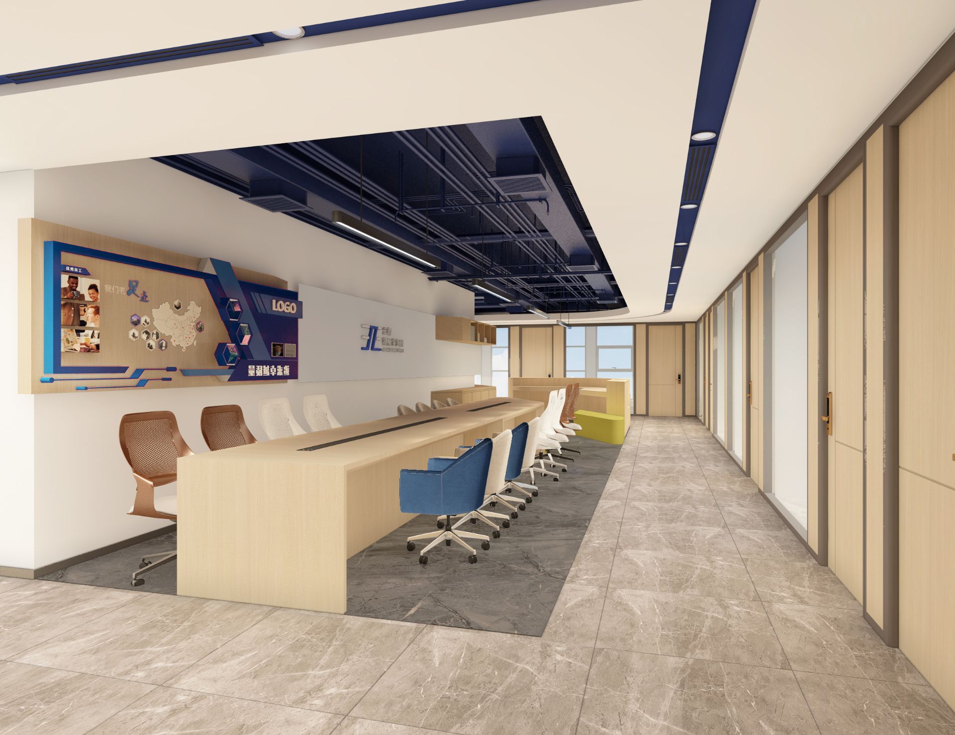 京哲律所办公室设计丨中国北京丨北京中本建筑装饰工程有限公司-17