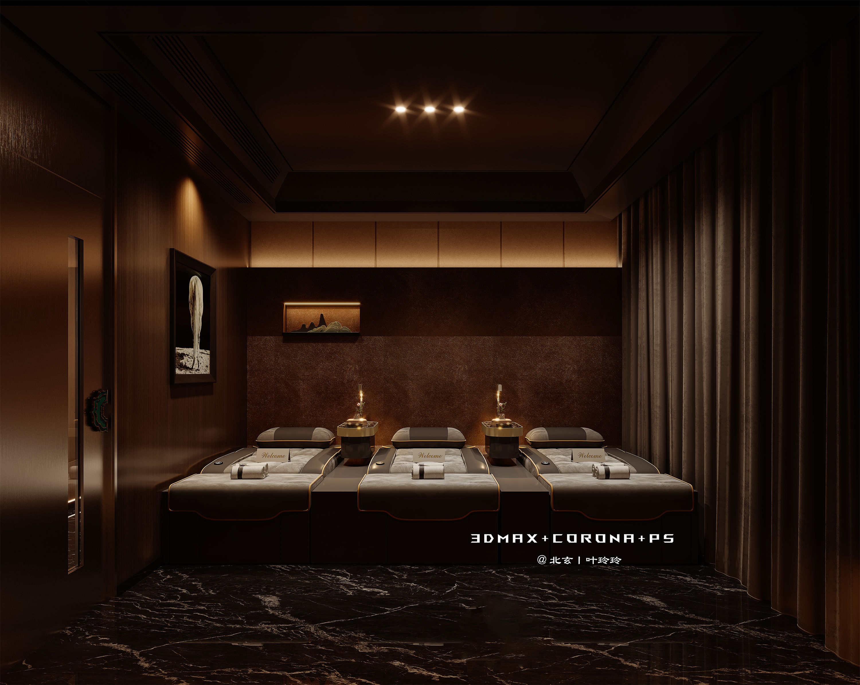 spa会所 足浴店演绎雅韵东方美学休闲空间-3