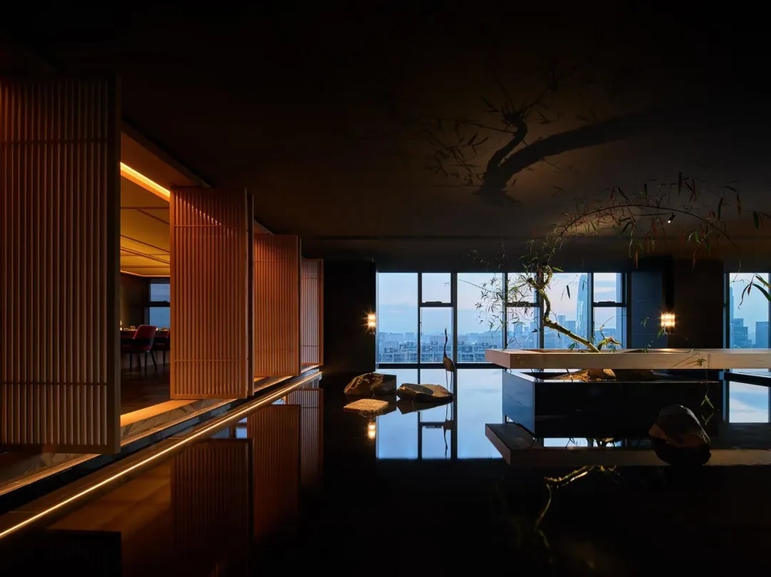 鸣辉正本料理宁波东部店丨中国宁波丨李一设计师事务所-14