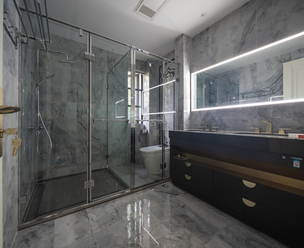 渝北壹江郡欧式轻奢大平层装修丨中国渝北丨天古设计师黄德华和李润强-14